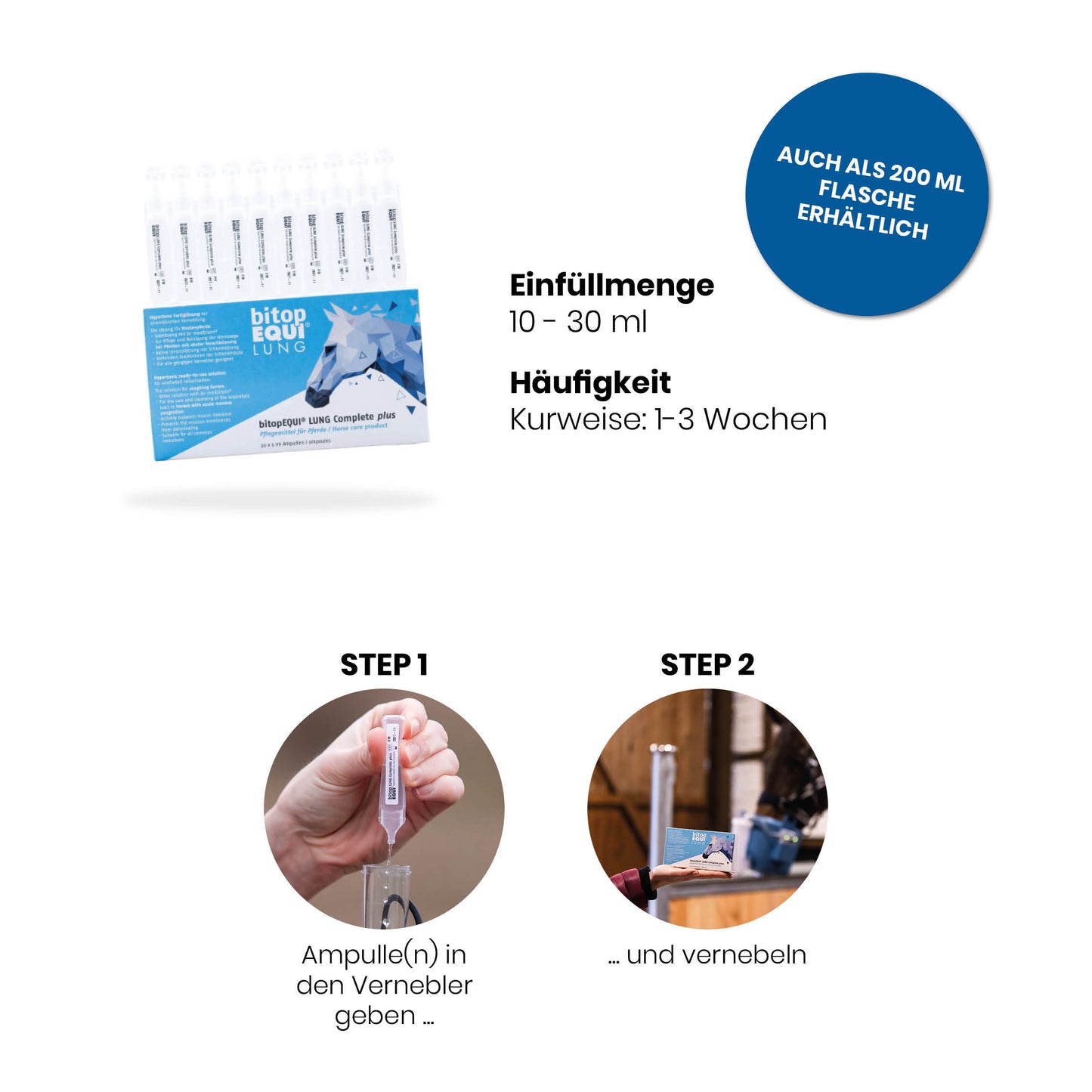 bitopEQUI® LUNG Complete plus (30 x5ml)